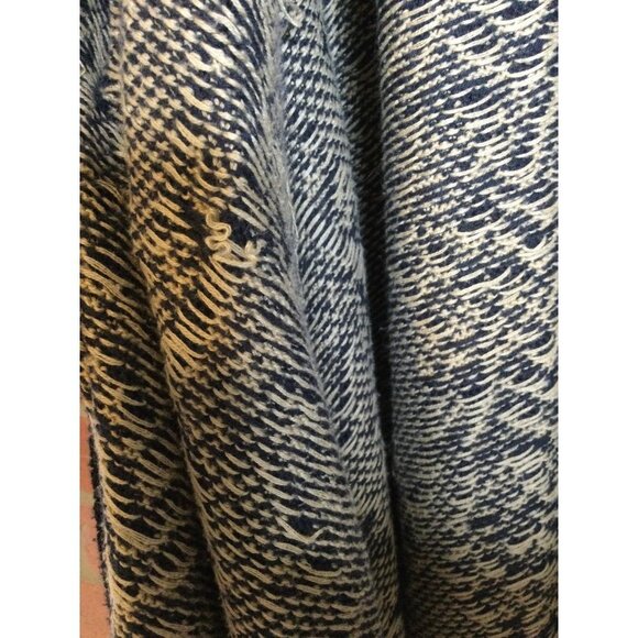 Chaser Womens Open Front Oversized Knit Cardigan Sweater Snake Print Size XS - Picture 6 of 10